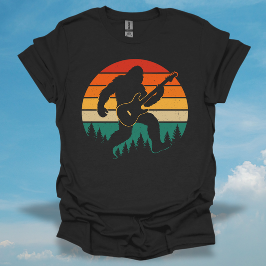 Big Foot Playing Guitar T-Shirt