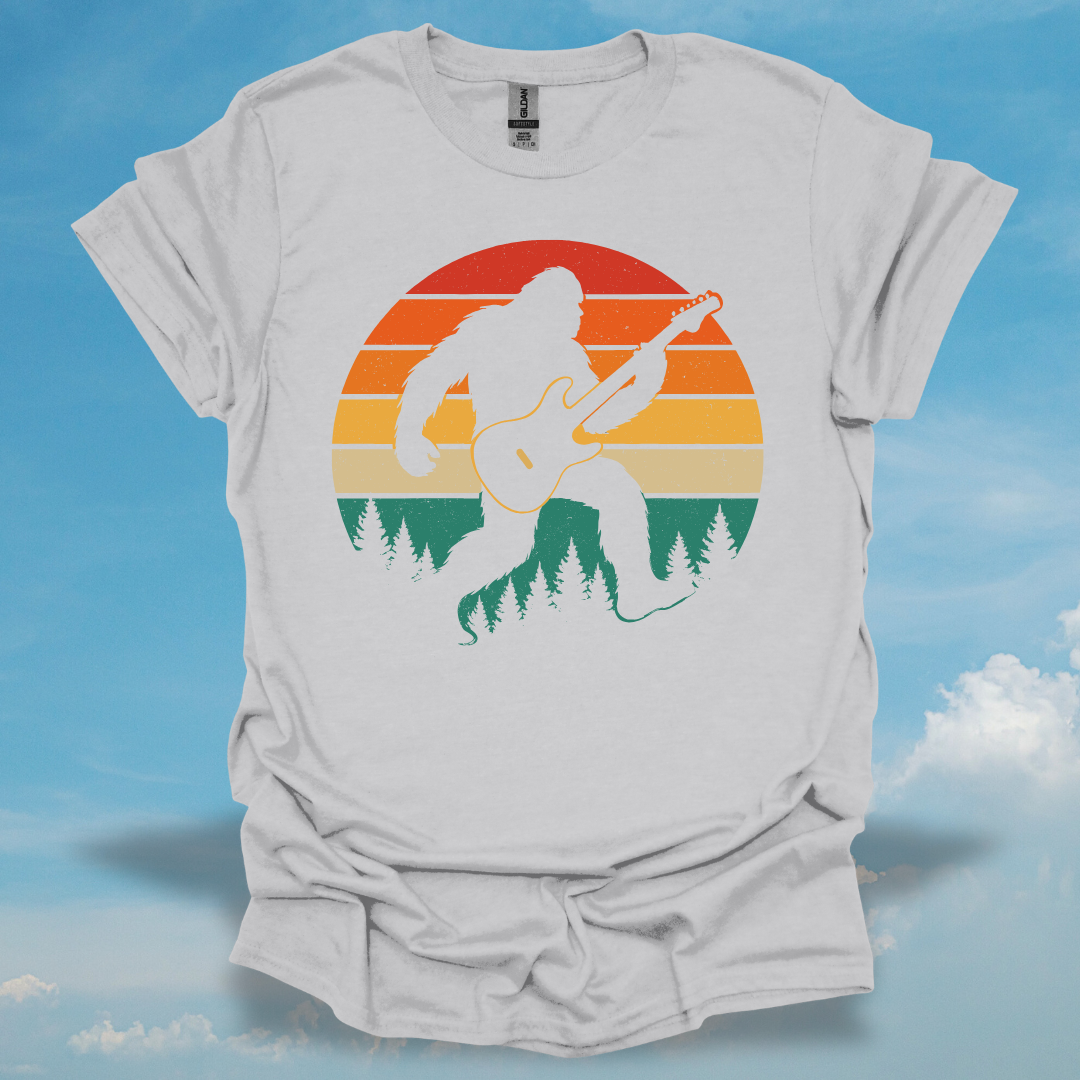 Big Foot Playing Guitar T-Shirt