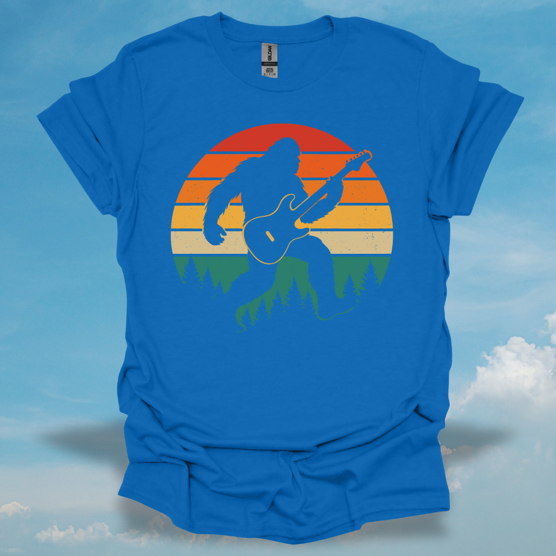 Big Foot Playing Guitar T-Shirt