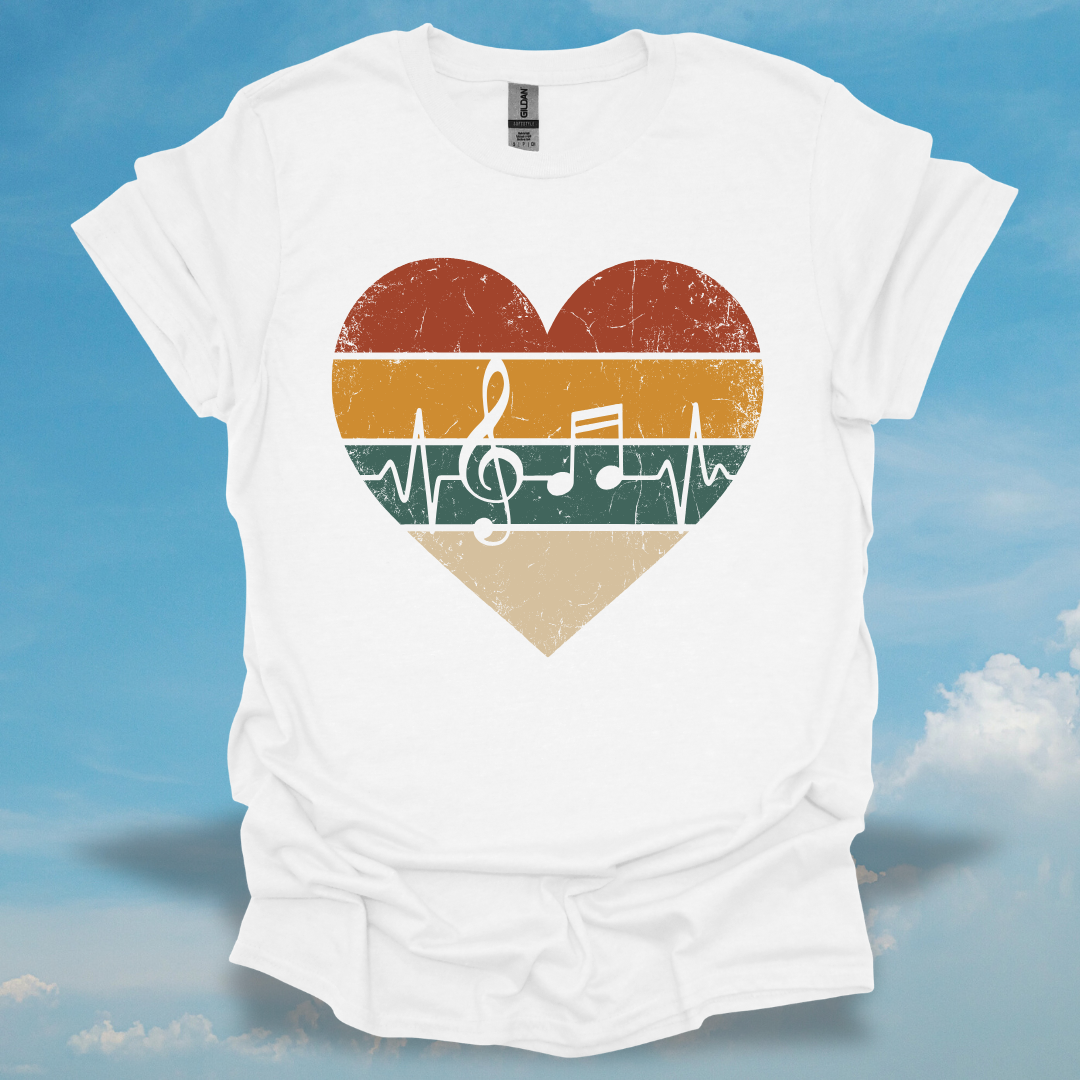 Music Heart Beat T-Shirt