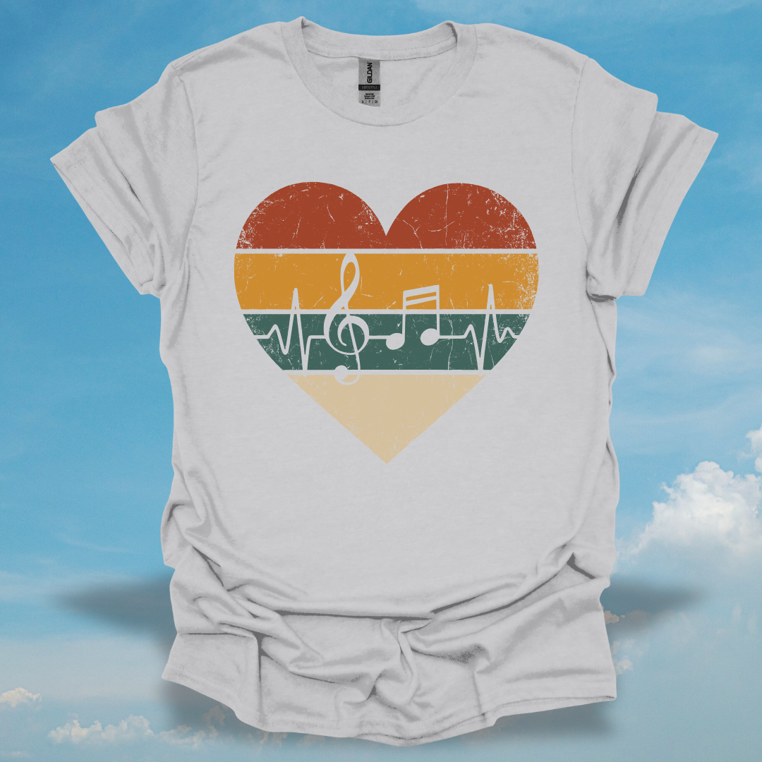 Music Heart Beat T-Shirt